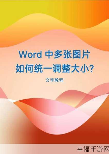 轻松搞定 Word 文档中图片统一大小的秘诀