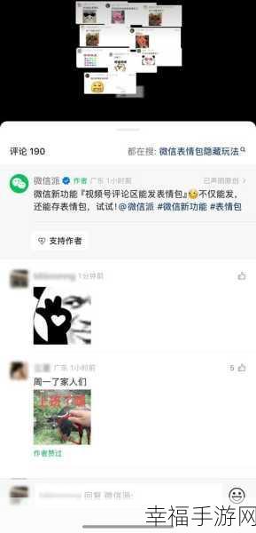 微信视频号评论的可见性之谜