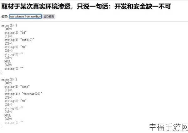 破解 SQL 注入漏洞的终极秘籍