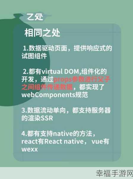 React 与 Vue 全方位大比拼