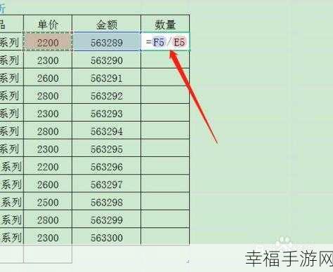 轻松掌握 Excel 除法百分比公式输入秘籍