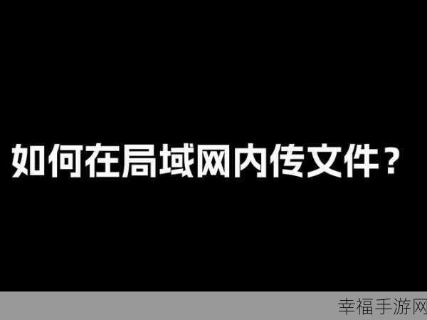 惊爆！局域网快速传输大文件的绝佳秘诀