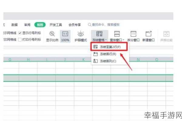 掌握 Excel 表格冻结窗口技巧，让数据处理更高效！