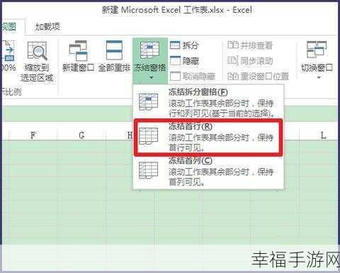 掌握 Excel 表格冻结窗口技巧，让数据处理更高效！