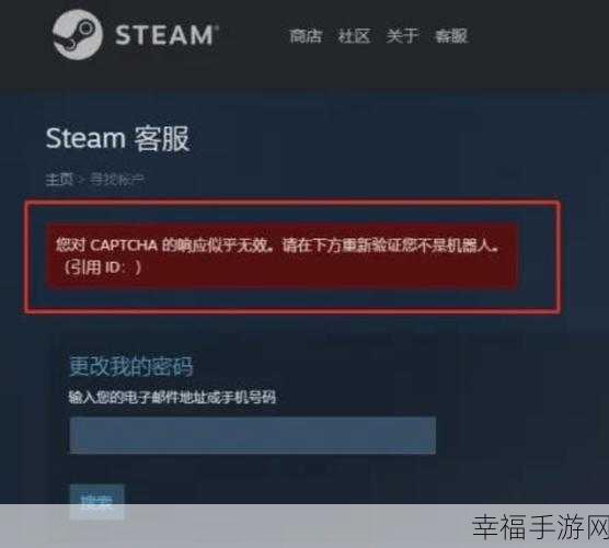 Steam 密码修改秘籍，流程全解析