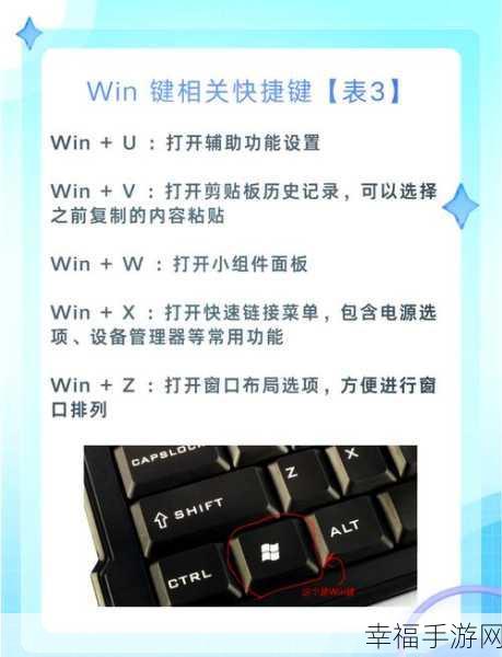 探秘 Windows 系统中 Win 键的神奇功能