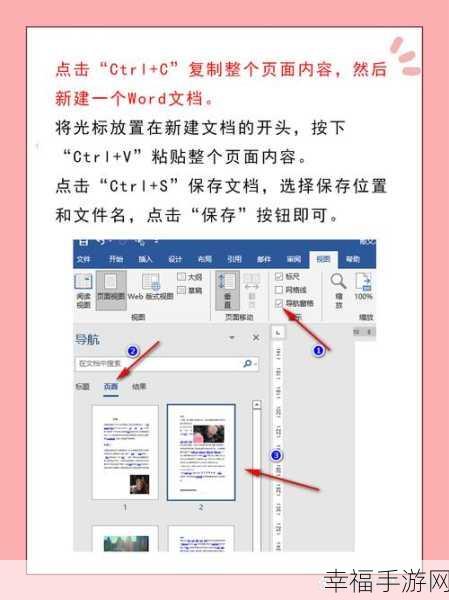 一键搞定！Word 一页快速复制秘籍大公开
