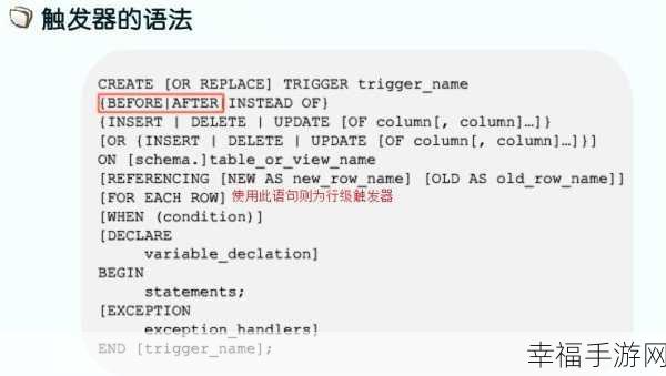 轻松掌握，Oracle 创建触发器的秘籍攻略