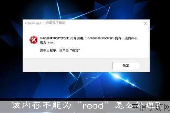轻松应对内存不能为 read 难题的秘籍
