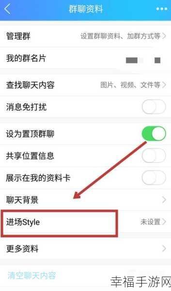 QQ 进场 style 特效设置秘籍大公开