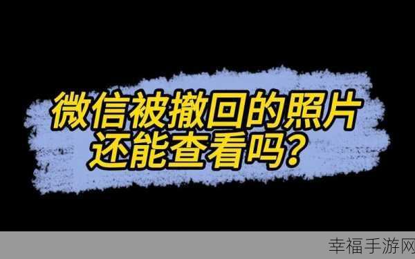 微信撤回记录大揭秘，轻松查看撤回消息的妙法