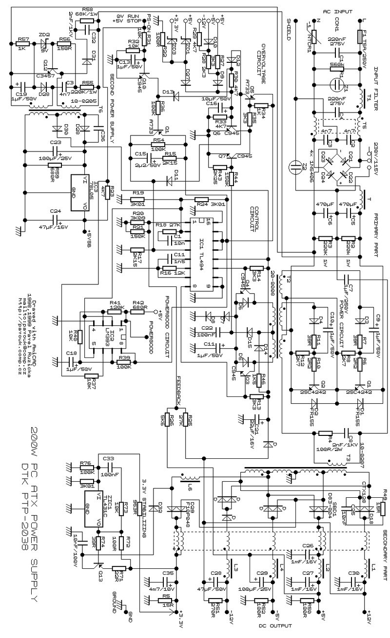 探秘 ATX 电源，各单元电路工作原理全解析