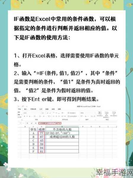 掌握 Excel 中 If 函数的秘籍，详细使用教程