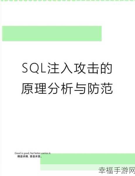 破解 SQL 注入攻击的有效策略