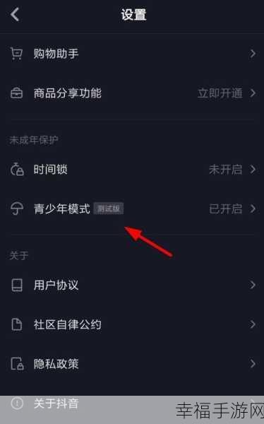 抖音青少年模式密码修改秘籍大公开