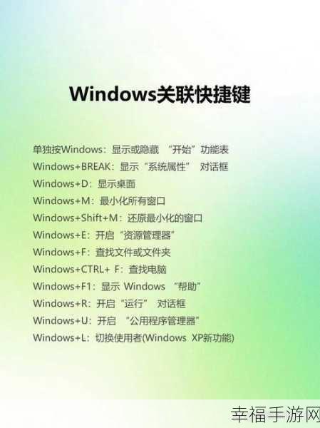 Win11 快捷键秘籍，全方位解析与高效运用指南