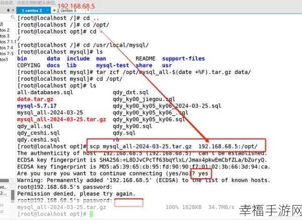 MySQL 中高效单独备份一个表的秘籍