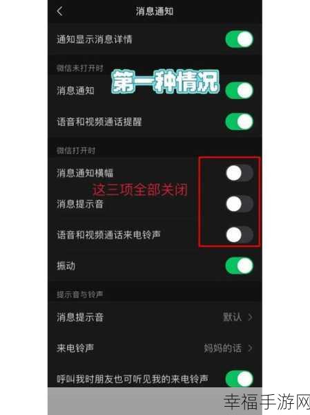 轻松搞定！iPhone 关闭微信声音的秘诀大公开