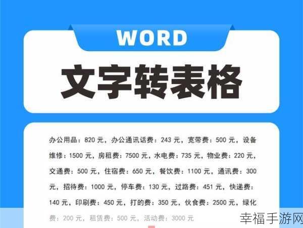 轻松搞定！电子表格转 Word 文档秘籍大公开