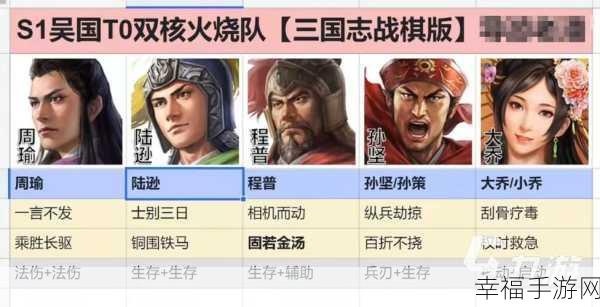 三国志战棋版 PVP 巅峰对决，最强阵容排行榜大揭秘