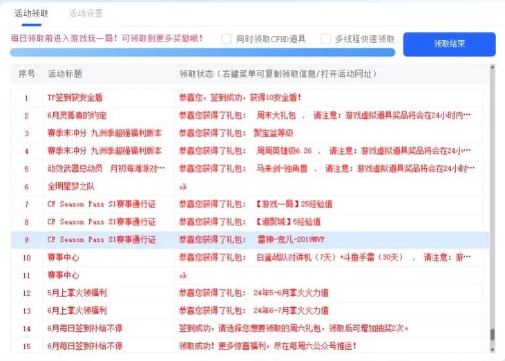 CF 活动一键领取助手 2024，最新网址与便捷领取攻略