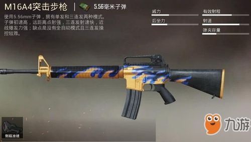 M16A4枪械称霸和平精英战场，战术运用与配件搭配全攻略