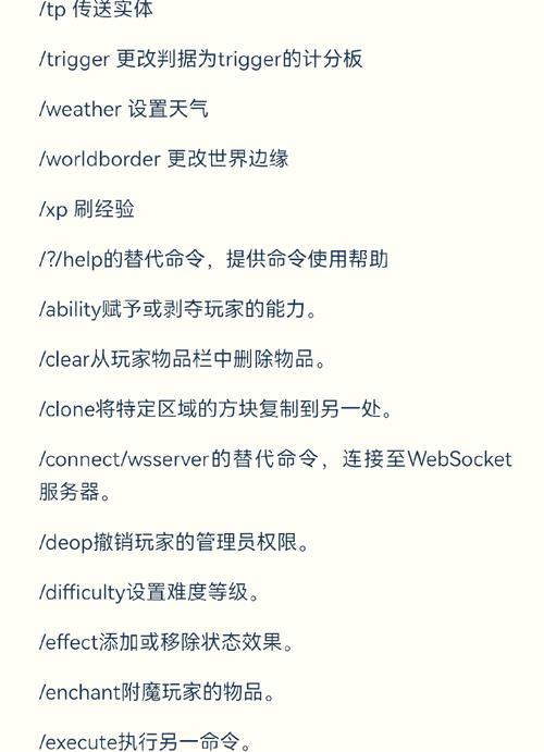 探秘Minecraft，全面掌握游戏指令，打造梦幻世界秘籍