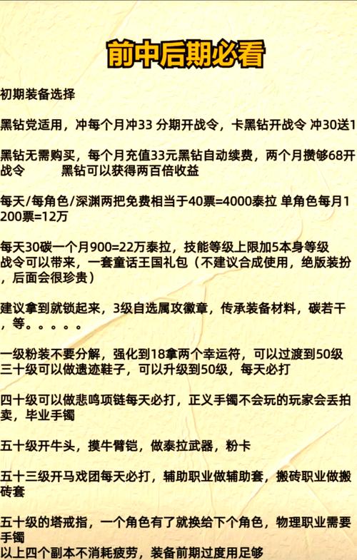 DNF手游深度氪金攻略，解锁性价比之王，起源版本氪金秘籍