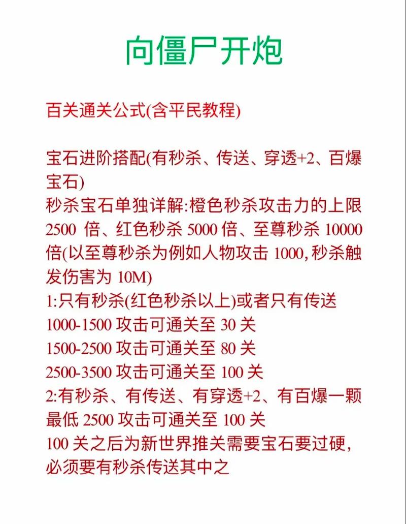 手游攻略，掌握向僵尸开炮四大流派，称霸末日战场