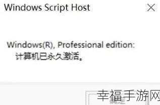 windows10专业版激活密钥：获取Windows 10专业版激活密钥的多种途径与建议