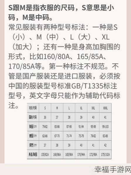 亚洲色s码和欧洲m码的区别：揭秘亚洲S码与欧洲M码的尺寸差异及其影响